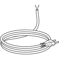 Przewód sieciowy Geberit z wtyczką Euro, do natynkowej skrzynki funkcyjnej, do baterii umywalkowych Piave i Brenta: Biały