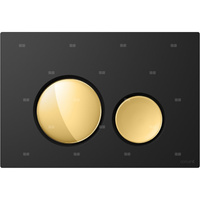 PRZYCISK LUNA CZARNY MATOWY KLAWISZE ZŁOTY BŁYSK