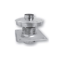 Końcówka pionowa uniwersalna FI60/100 ze stali nierdzewnej - Pakiet 6 szt.