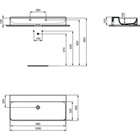 CONCA UMYWALKA 100 B/O NOF