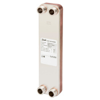 Wymiennik ciepla 1-stopniowy XB05M XB05M-1-10 PN25 G3/4, plyt: 10