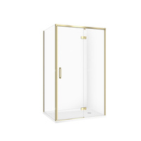 SET C286 KABINA LARGA PRAWA ZŁOTA MAT 120X90X195+TAKO BIAŁY 120X4 WIR