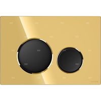 PRZYCISK LUNA ZŁOTY BŁYSK KLAWISZE CZARNY MATOWY