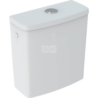 Geberit Selnova Square Spłuczka nasadzana, B36.5cm, H39.5cm, T16.5cm, spłukiwanie dwudzielne, przyłącze wody z boku, obracana, do WC Rimfree