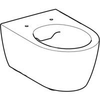 Miska WC wisząca GEBERIT iCon bez kołnierza wewnętrznego
