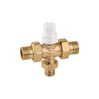 Trójdrożny zawór strefowywspółpracujący z siłownikami termoelektrycznymi serii 6563, 6561, 6562 i 6564 1" 3,7