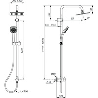 IDEAL DUO CUBE SYSTEM NATRYSKOWY DO BAT.