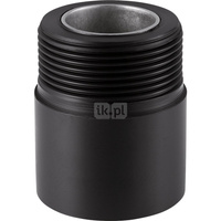 Łącznik GEBERIT HDPE, PE / polietylen, 63 mm, DN 60 x 2'' (GZ gazowy stożkowy x króciec)