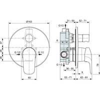 CERAFLEX BATERIA WANN-NATR. PODT. KPL.