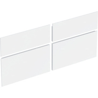Zestaw frontów szuflad do dolnej szafki pod umywalkę GEBERIT Xeno², kol. biały szer.1200 mm