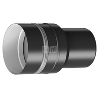 Złączka fi100/80mm RAL9011MB 