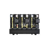 Zestaw DZGP-ECFP-13-SR/ z grupą bezp. z zaw. termost. 20-45' C, z zaw. miesz. i siłownikiem z pompami DEFRO ECOFLOW ENERGY PLUS