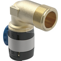 Kolano przejściowe 90' GEBERIT FlowFit, brąz bezołowiowy, 1'' x 32 mm (GZ x łącznik zaprasowywany)