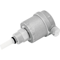 Odpowietrznik niklowany z zaworem stopowym - G1/2"