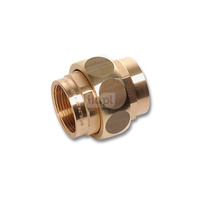 Śrubunek SANHA 272 trzyczęściowy, mosiądz, 1/2'' (GW)