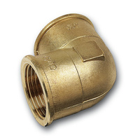 Kolano 90' SANHA PURAFIT, brąz, 3/8'' (GW)