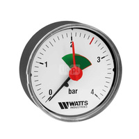 Manometr aksjalny G1/4B, F+R101, przyłacze tylne 1/4'', tarcza 63 mm, 0-4 bar