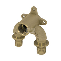 TECEflex kolano naścienne typu "U" 16 mm x 1/2"GW x 20 mm brąz