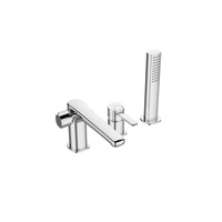 Bateria wannowa 3-otworowa Glamour chrom