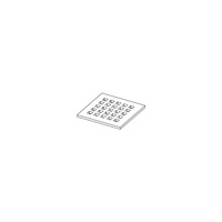 Ruszt ozdobny quadratum 142 x 142 mm do odpływu prysznicowego ze stali nierdzewnej TECE drainpoint S
