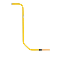 Przyłącze domowe gazu stalowe preizolowane 3LPE, PE32 x gwint 1", L=500xH=1500, typ Z