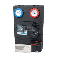 GRC242 grupa pompowa z zaworem mieszającym i siłownikiem, sterownik CRD 230V, DN25, pompa Grundfos UPM3 Hybride 25-70