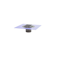Nasada Variofix z rusztem kratowym ze stali nierdz. 138x138mm, system125