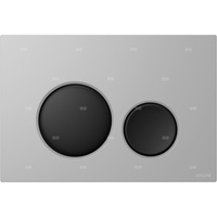 PRZYCISK LUNA CHROM MATOWY KLAWISZE CZARNY MATOWY