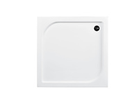 Brodzik Besco 80x80cm kwadratowy biały #BAO-80-PK