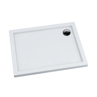 Brodzik akrylowy Caspar 70x90x5 cm, prostokątny z odpływem w narożniku