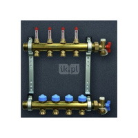 Pakiet rozdzielacz HKV 12 z przepływomierzami, zawory + końcowki