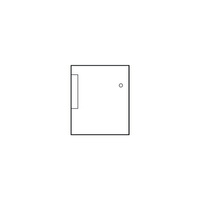 Ramka rewizyjna do zabudowy stacji płuczących Regudrain (pod płytkę ceramiczną), aluminiowa, 200...350 x 520...620 mm