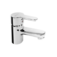 Bateria umywalkowa stojąca KFA Armatura GRANAT, chrom, montaż blat / otwór na baterię