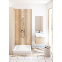 Brodzik akrylowy kwadratowy "Grando" Plus 90x90x17 głęb. 7 cm