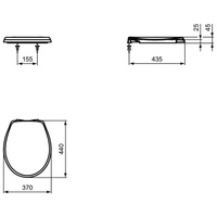 EUROVIT Deska sedesowa 