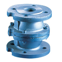 Zawór zwrotny kołnierzowy, zamknięcie membranowe, typ 407V, Pnom 1,6 MPa, DN 150