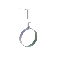 Uchwyt JEREMIAS TWIN61 stal nierdzewna fi 100/150 mm