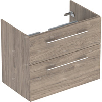 Szafka pod umywalkę GEBERIT Selnova Square Slim, 2 szuflady szer.78.8mm