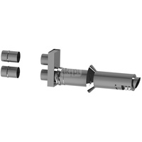 Pakiet powietrzno-spalinowy poziomy przez ścianę do nagrzewnic fi100-100mm - fi100/150mm