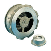 Zawór zwrotny międzykołnierzowy, zamknięcie płytkowe wspomagane sprężyną, typ 812XL, Pnom 4,0 Mpa, 1 1/2'' DN 40