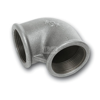 Kolano 90' SANHA 90# redukcja, żeliwo (ocynk galwaniczny/elektrolityczny) (ocynk), 2'' x 1 1/2'' (GW)