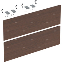 Zestaw frontów szuflad do dolnej szafki pod umywalkę GEBERIT ONE, kol. orzech amerykański szer.750 mm