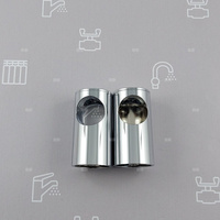 ZESTAW UCHWYTÓW RURY Z ZAŚLEPKĄ DO NATRYSKU PRZESUWNEGO MOZA, CHROM