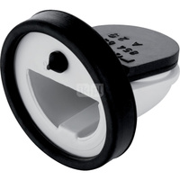 Zawór zwrotny klapowy Geberit do zlewozmywakowego zestawu odpływowego: Biały-alpin