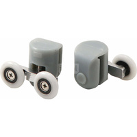 Rolki górne podwójne do szyb 5 mm, fi 25 mm (2 szt.)