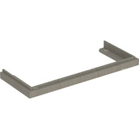 Nasadzany blat Geberit Citterio pod umywalkę: Dąb szarobrązowy, Szerokość umywalki=120cm