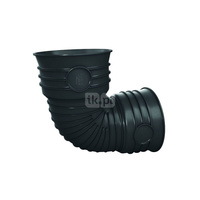 Kolano 45' MAGNAPLAST MAGNACOR MCB, PP (czarny), DN 500 x DN 500 (wz x ww), do kanalizacji