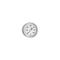 Manometr z rurką Bourdona AFRISO RF glicerynowy -1/9 bar G1/2B ekscentryczne fi 160 mm, kl. 1,0%