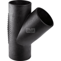 Trójnik GEBERIT Silent-db20 45' PE 75 mm x 56 mm x 75 mm (króciec z tworzywa sztucznego do spawania/zgrzewania x króciec z tworzywa sztucznego do spawania/zgrzewania x króciec z tworzywa sztucznego do spawania/zgrzewania)