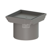 Kratka KESSEL kwadratowa abs 110x110mm do wpustu